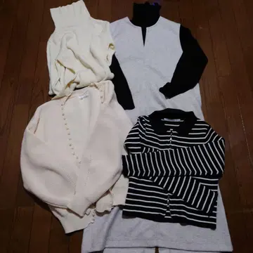 가디건 니트 원피스 묶음 판매