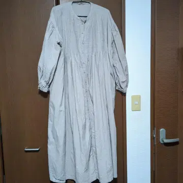 사만사 모스모스 면린넨/데님 핀턱 원피스 사만사 모스모스