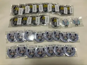 토끼 꽃 시우네 페인 유치원 웹폰 캔뱃지 참 [미사용 새상품]