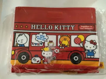 헬로키티 버스 디자인 수납 박스 중고품