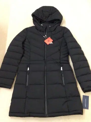 TOMMY HILFIGER 블랙 롱 코트 M 사이즈
