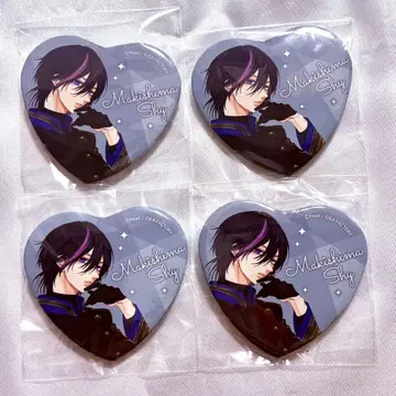 피타고라스 프로덕션 러그포 하트 캔뱃지 마키시마 샤이