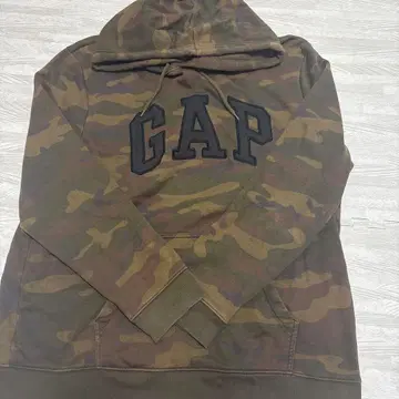 갭 카모 패턴 후드티 y2k