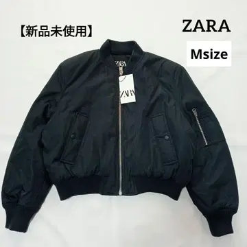 [ 미사용 새상품 ] ZARA 봄버 자켓 MA-1 네이비 M