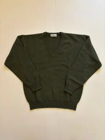 90s~00s WEATHERROCK 울 100% V넥 니트 L