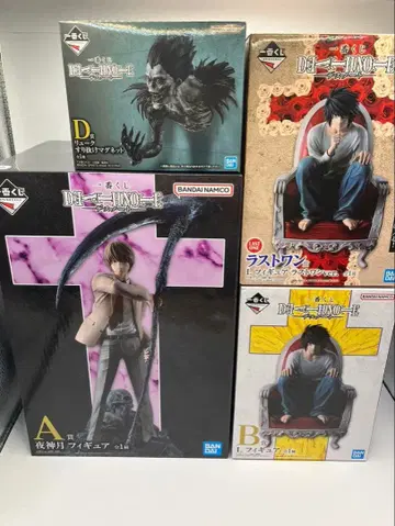 제일복권 데스노트 피규어 컴프 A B D 라스트 원 4체 세트