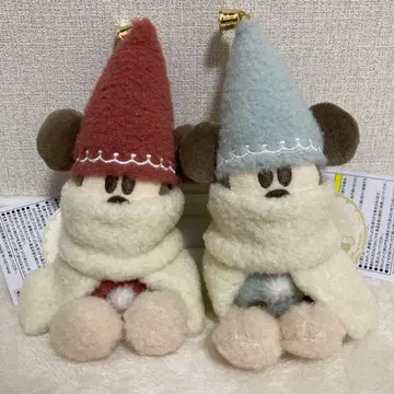 디즈니 리조트 크리스마스 릴린린 인형 배지 2개 세트