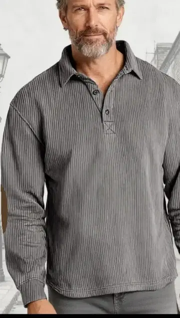 코듀로이 풍 셔츠 긴팔 가을 겨울용