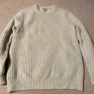 GREEN LABEL RELAXING 아이보리 니트 M