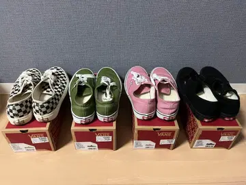 VANS 오센틱 26cm 4족 세트