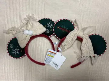 디즈니 리조트 크리스마스 머리띠 2025 새상품급 2개 세트