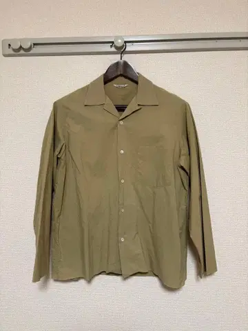 AURALEE 오픈 카라 셔츠 사이즈 3