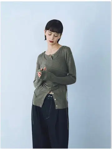 THE GOODLAND MARKET 레이어드 니트탑