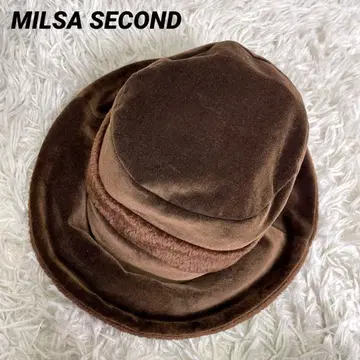 MILSA SECOND 밀사 버킷 햇 브라운 기모 가을 상품 겨울 상품