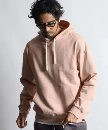 [ 정가 12,100엔 ] 25년 신상 뉴앙스 컬러 풀오버 후드티