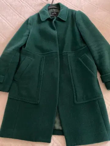 투모로우랜드 맥피 코트 그린 짙은 녹색 36