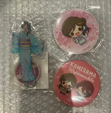 오늘부터 신령님 제비뽑기당 아크릴 스탠드 캔뱃지 나나미 쿠라마