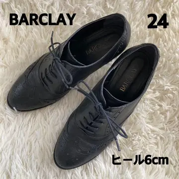 BARCLAY 블랙 레이스업 슈즈 24