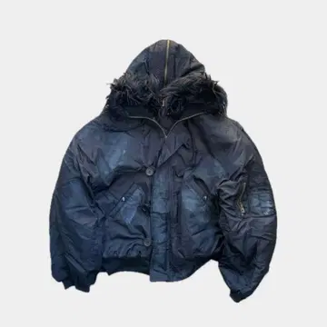 구제 의류 opium n2b 플라이트 자켓 봄버 그런지 시크 스타일