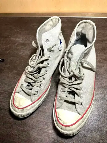 즉시 구매 가능 CONVERSE ct 올스타 그레이 빈티지 가공