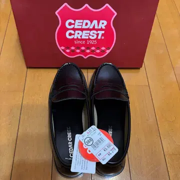 새상품 CEDAR CREST 시더 크레스트 로퍼 블랙 23.5 3