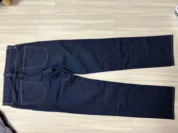 다크 네이비 스트레이트 데님 팬츠