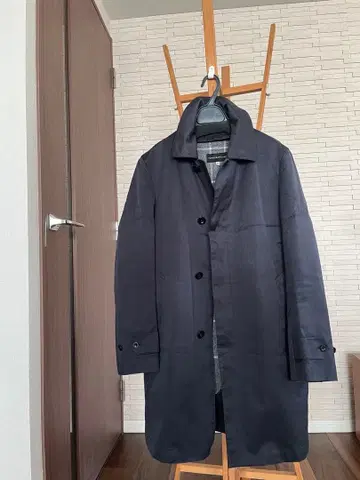 TOMORROWLAND 네이비 스텐카라 코트