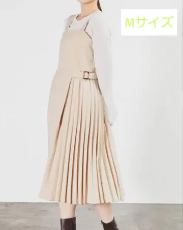 [ Honeys ] 플리츠 절개 점프 스커트 원피스 여성용 M