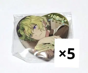 앙스타 토모에 히요리 보석 마음 맑음 하트 캔뱃지 중국 한정판