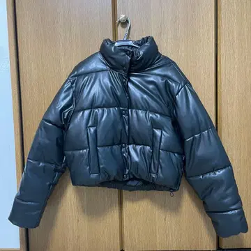 자라 숏 기장 다운 자켓 아우터 블루종