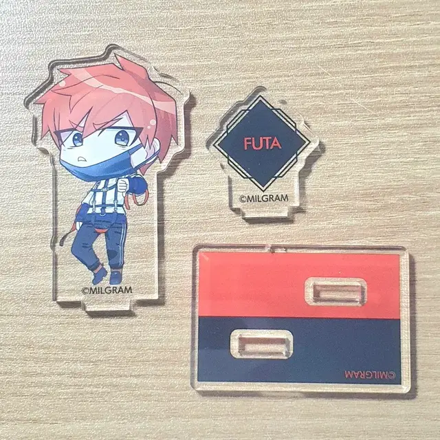 밀그램 카지야마 후우타 1심 미니 sd 아크릴스탠드