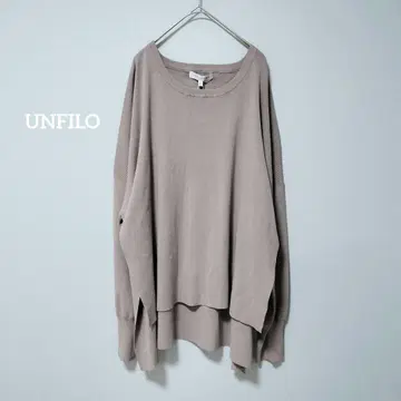 [ 택 포함 미사용 새상품 ] 안피로 지유쿠 풀오버 니트 빅 사이즈