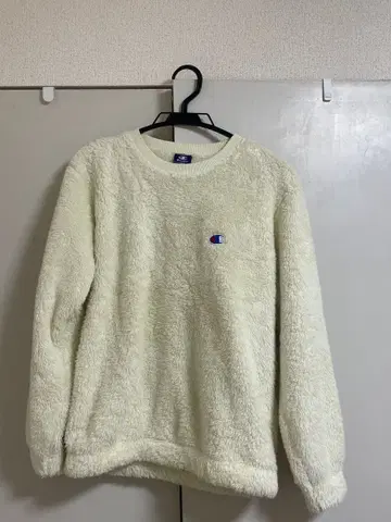 Champion 플리스 맨투맨 160 크림