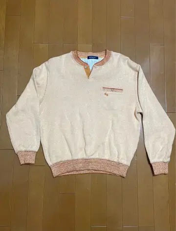 Golden Bear 베이지 하프 지퍼 스웨터 L 사이즈