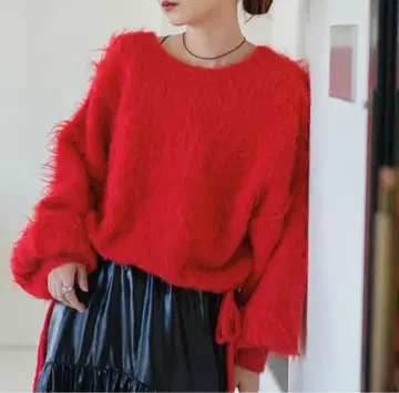 Kastane [ 2WAY ] 기모 샤기 니트 풀오버