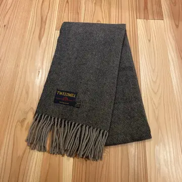 [ TWEEDMILL ] 헤링본 무늬 머플러 ( 새상품 )