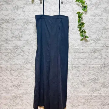 [ e56 ] [ 럭스단티어 ] 블랙 스트랩 팬츠 오버사이즈 [ 3L ]