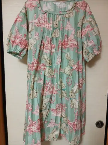 PINK HOUSE 토끼 패턴 튜닉