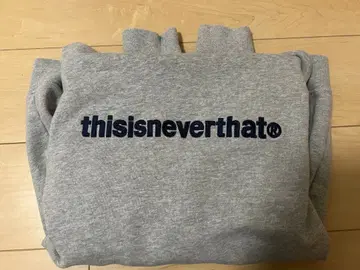 thisisneverthat 후드티 후디 자수 로고 S 그레이