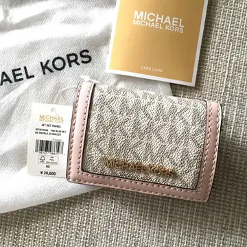 새상품 마이클코어스 MICHEAL KORS 3단 폴더형 지갑 핑크