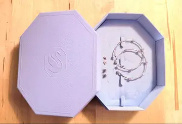 스와로브스키 후프 귀걸이 직경 약 6cm