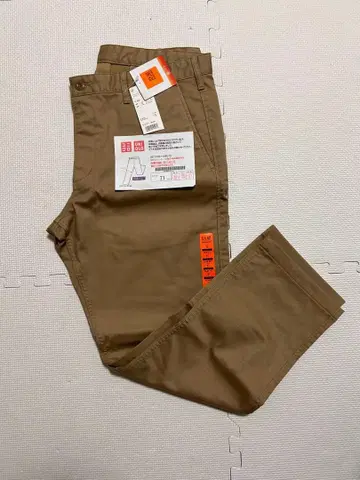 유니클로 웜 팬츠 블록 테크 슬림핏 치노 [ 새상품 ] 방풍