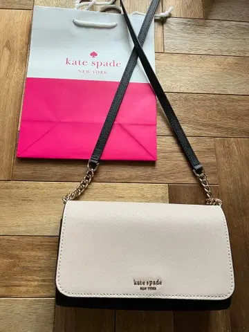 미사용 새상품 kate spade 숄더백 아이보리/블랙