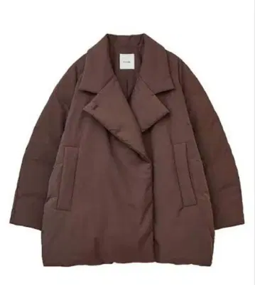 브라운 다운 자켓