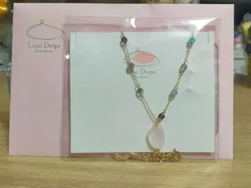 Lino Drops 카마쿠라 사쿠라 히토에 수국 목걸이