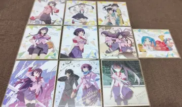 모노가타리 시리즈 색지 세트