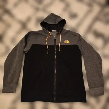 더 노스페이스 풀 집업 후드티 그레이/블랙