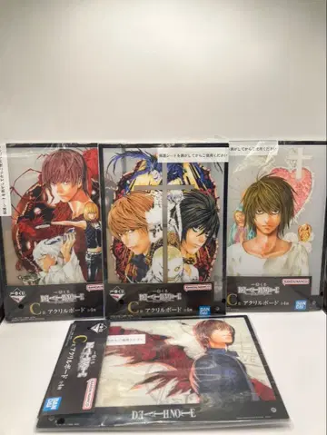 제일복권 데스노트 C 아크릴 보드 4개 세트 컴프