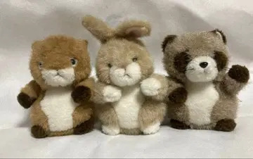 조이풀 메이트 봉제 인형 3종류 다람쥐, 토끼, 너구리