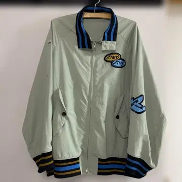 계속 한밤중이면 좋을 텐데 테크노푸어 바시티 자켓 XL